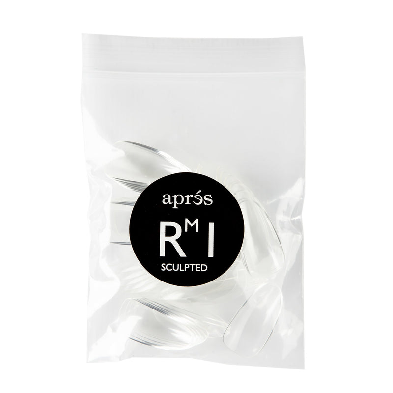 Apres Nail, Sculpted Round Medium Refill Bags, Mk Beauty Club, active