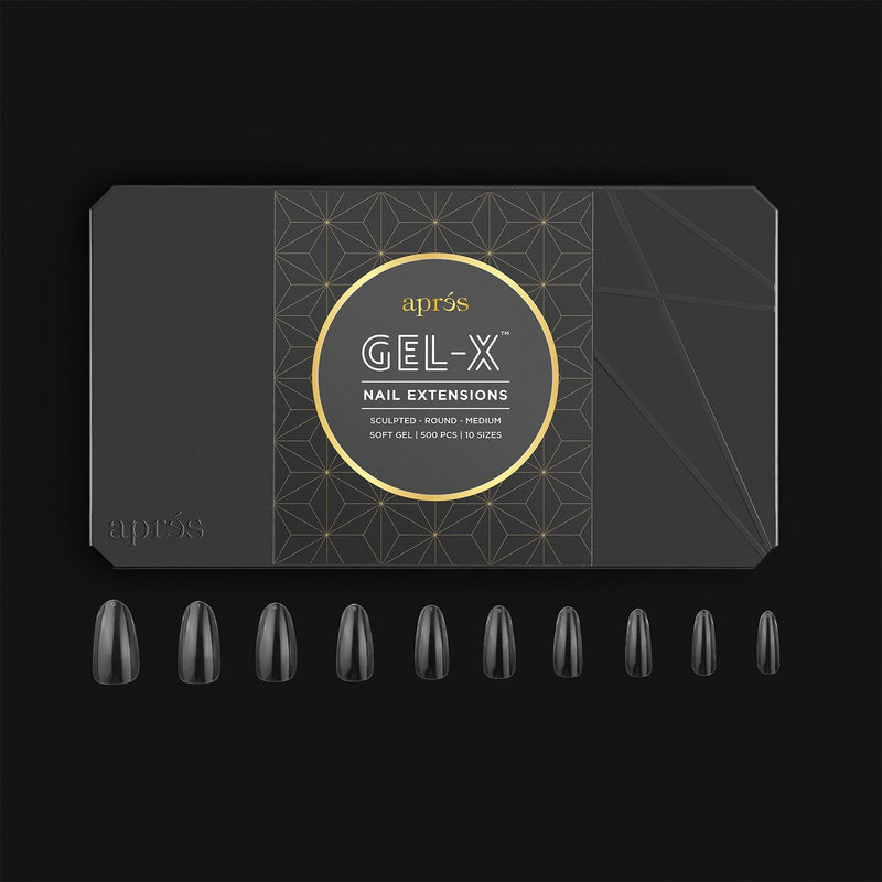 Apres Nail, Sculpted Round Medium Mk Beauty Club, active