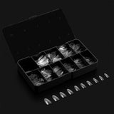 Apres Nail, Sculpted Round Medium Box of Tips, Mk Beauty Club, active