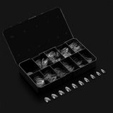 Apres Nail, Sculpted Round Short Box of Tips, Mk Beauty Club, active