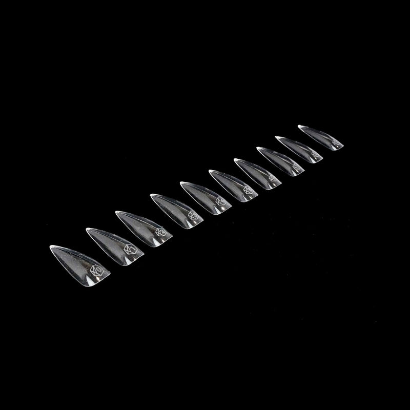 Apres Nail, Sculpted Stiletto Long Box of Tips, Mk Beauty Club, active