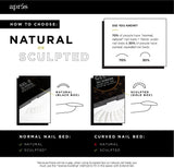 Apres Nail, Sculpted Square Medium Box of Tips, Mk Beauty Club, active