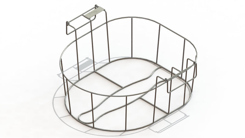 Footsiebath, The Metal Carrier Tray, Mk Beauty Club, Pedicure Tub Tray
