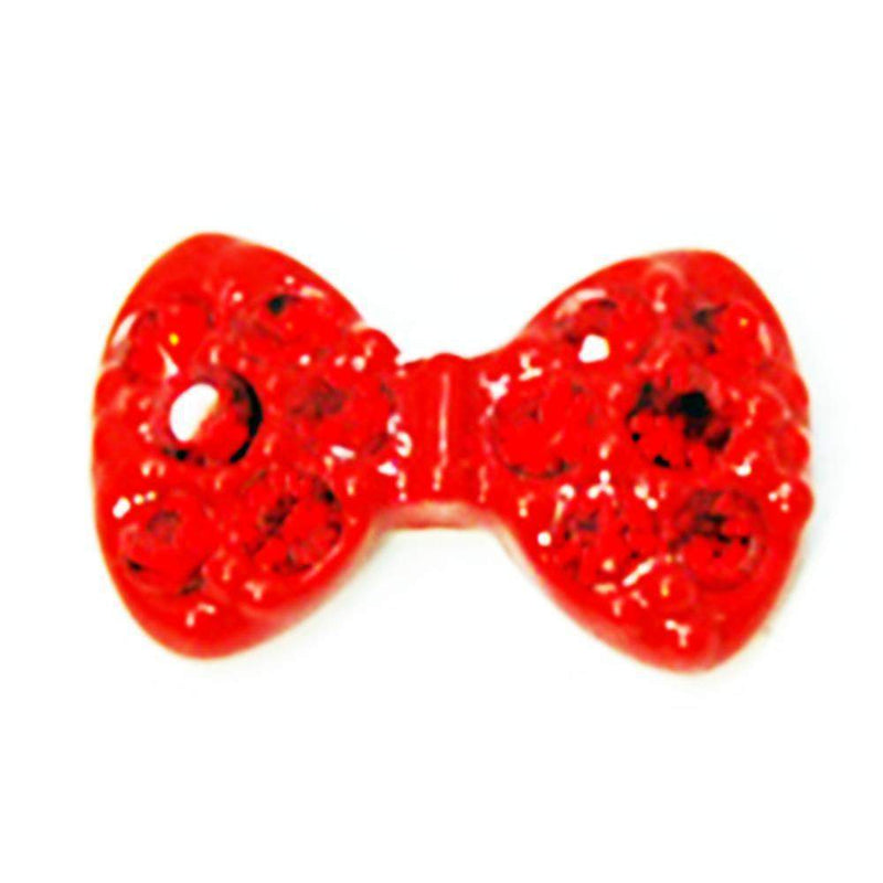 Fuschia, Fuschia Nail Art Charms - Flat Bow - Red, Mk Beauty Club, Nail Art Charms