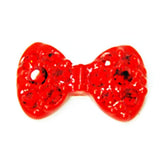 Fuschia, Fuschia Nail Art Charms - Flat Bow - Red, Mk Beauty Club, Nail Art Charms