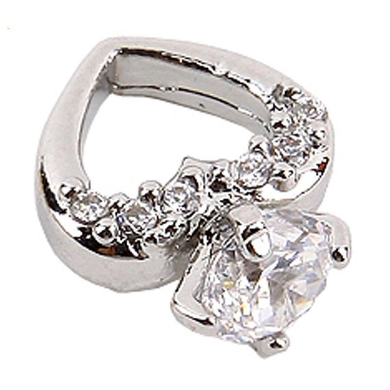 Fuschia, Fuschia Nail Art - Heart Ring - Silver, Mk Beauty Club, Nail Art