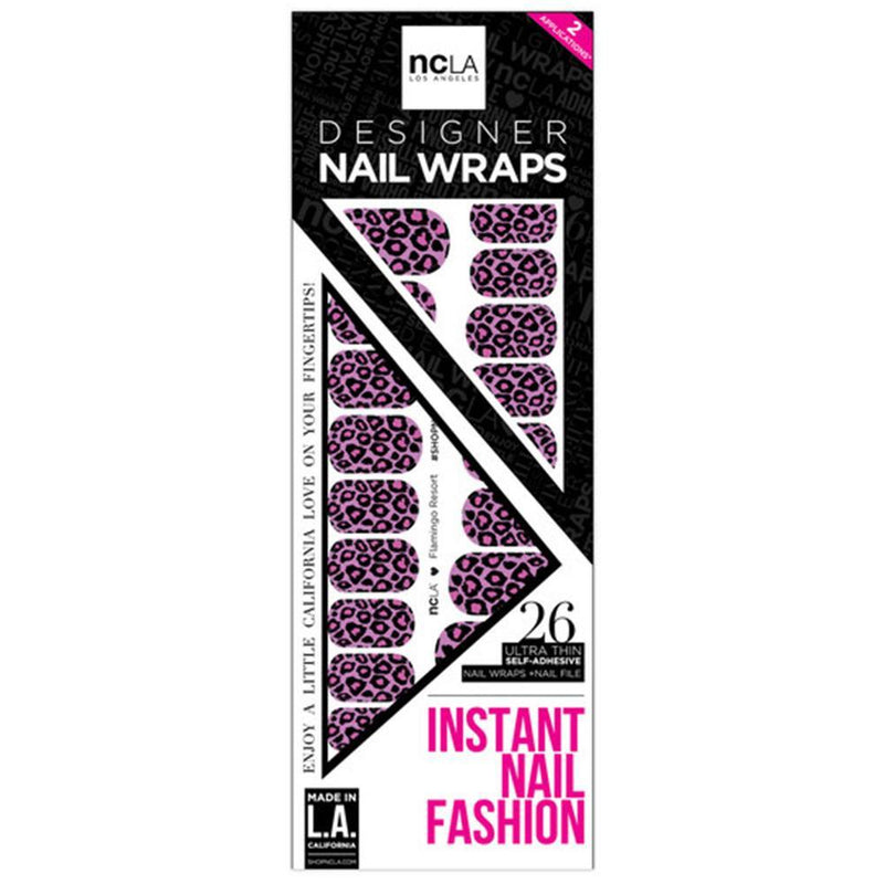 NCLA, NCLA - Flamingo Resort - Nail Wraps, Mk Beauty Club, Nail Art