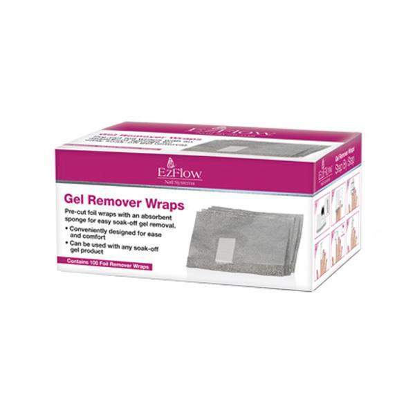 Ez Flow, Ez Flow - Gel Remover Wraps - 100ct, Mk Beauty Club, Gel Polish Remover Wraps