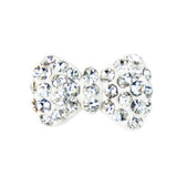 Fuschia, Fuschia Nail Art Charms - Crystal White Bow, Mk Beauty Club, Nail Art Charms