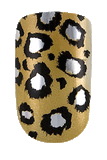 Dashing Diva, Dashing Diva Metallic Nails - Cat Fight Leopard, Mk Beauty Club, Full Cover Nail Tips