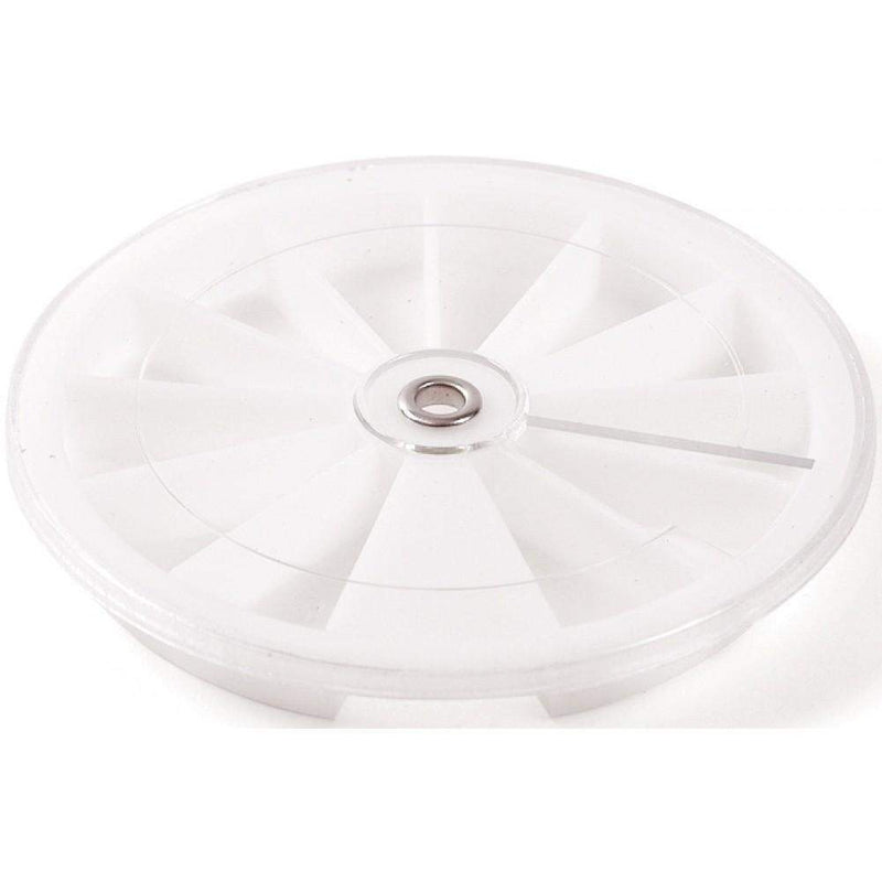 Nail Supply, Rhinestone Wheel Container - 12 Compartments - Large 3.5", Mk Beauty Club, Storage Container