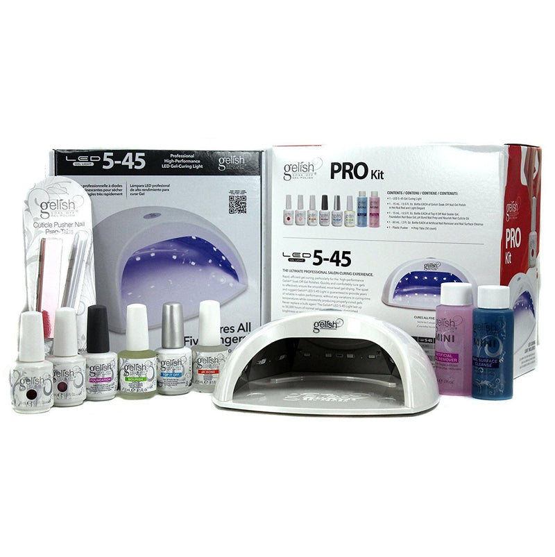 Nail Harmony, Nail Harmony Gelish Pro 5-45 Kit UV/LED Lamp, Mk Beauty Club, Gel Polish Kit