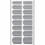 Supply, Nail Foil - Silver Wave - Applique, Mk Beauty Club, Metal Parts