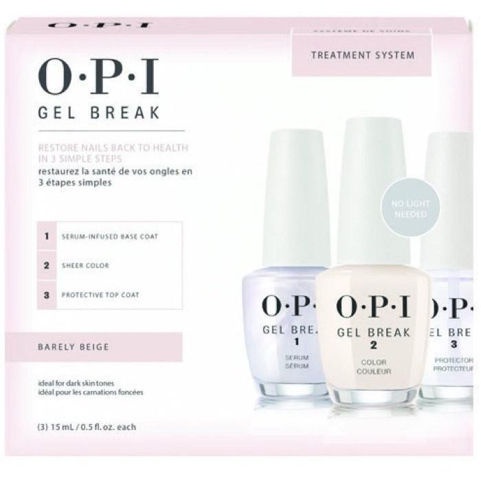 OPI, OPI Gel Break - Trio #3 Barely Beige, Mk Beauty Club, Long Wear Nail Polish