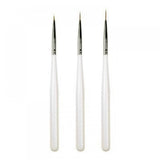 Mk Beauty Club, Striping Brush & Detailer Set - 3pc, Mk Beauty Club, Nail Art Brush
