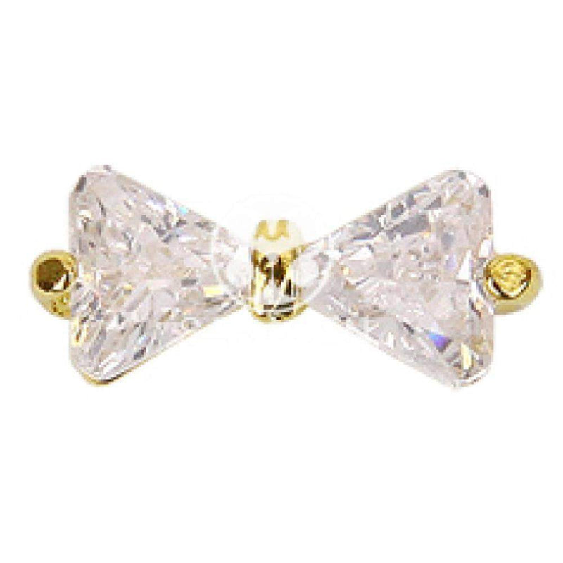 Fuschia, Fuschia Nail Art Charms - Mini Triangle Bow, Mk Beauty Club, Nail Art Charms