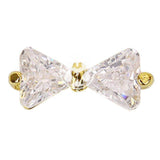 Fuschia, Fuschia Nail Art Charms - Mini Triangle Bow, Mk Beauty Club, Nail Art Charms