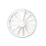 Nail Supply, Rhinestone Wheel Container - 12 Compartments - Small, Mk Beauty Club, Storage Container