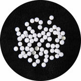 Fuschia, Fuschia Nail Art - White Studs - Small Circle, Mk Beauty Club, Metal Parts