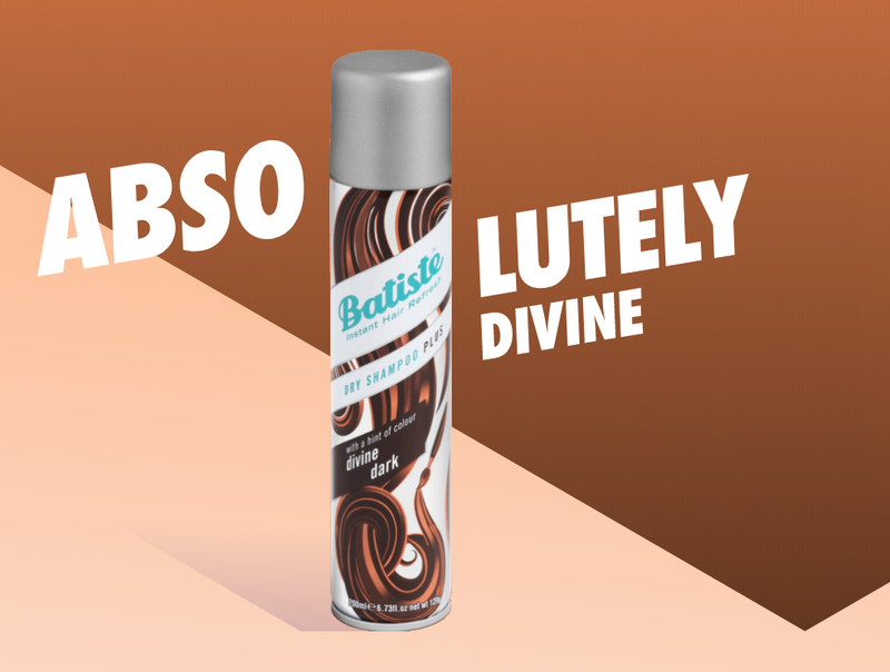 Batiste Dry Shampoo Divine Dark 6.73oz / 120g