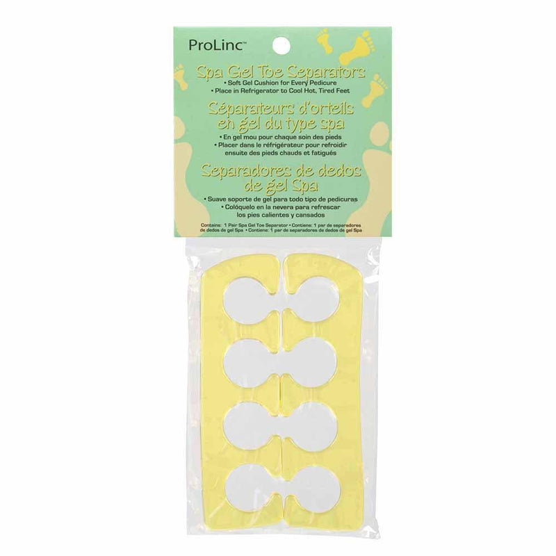 Prolinc, ProLinc - Spa Gel Toe Separators - Yellow, Mk Beauty Club, Toe Separator