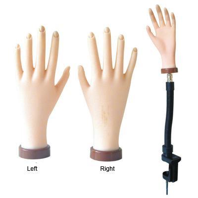 DL Professional, DL Pro - Manicure Hands with Bendable Holder, Mk Beauty Club, Practice Hand