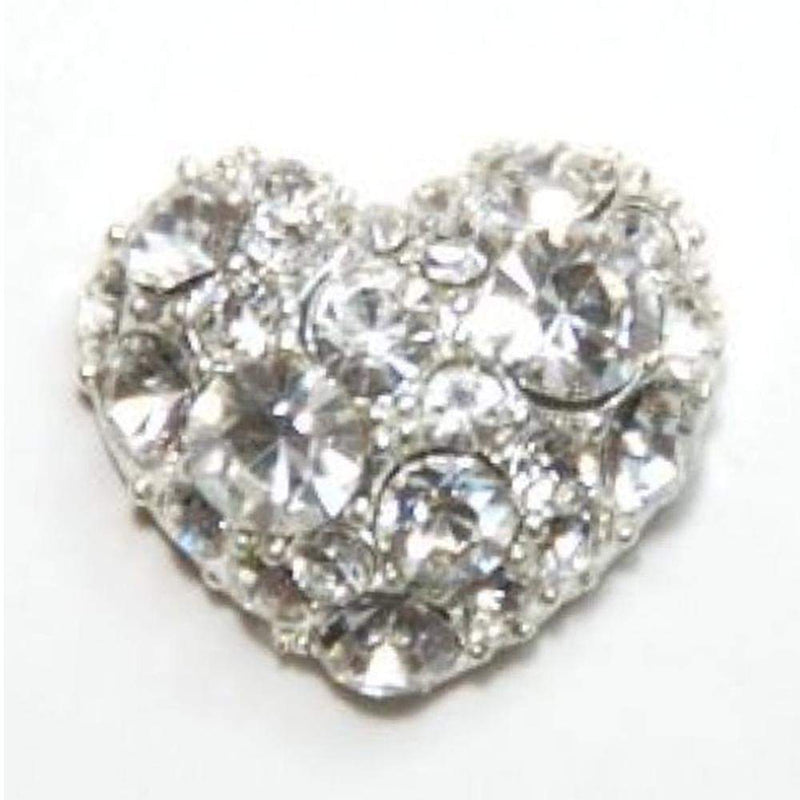 Fuschia, Fuschia Nail Art - Heart Crystal Assortment - Crystal, Mk Beauty Club, Nail Art