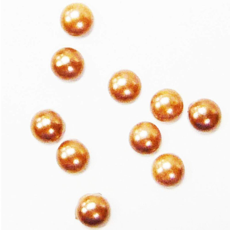 Fuschia, Fuschia Nail Art - Brown Pearl - S, Mk Beauty Club, Nail Art