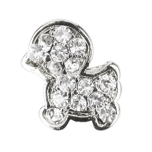 Fuschia, Fuschia Nail Art - Chick - Crystal/Silver, Mk Beauty Club, Nail Art