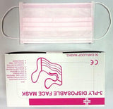 Salon Supply, Procedure Earloop Masks - PInk 50pcs, Mk Beauty Club, Face Mask