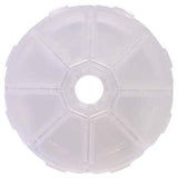 DL Professional, Large Rhinestone Wheel Container - 8 Compartments, Mk Beauty Club, Storage Container