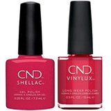 CND, CND Shellac & Vinylux Duo - Kiss of Fire, Mk Beauty Club, Matching Gel + Polish