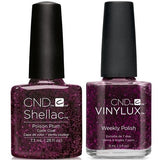 CND, CND Shellac & Vinylux Duo - Poison Plum, Mk Beauty Club, Matching Gel + Polish