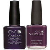 CND, CND Shellac & Vinylux Duo - Rock Royalty, Mk Beauty Club, Matching Gel + Polish