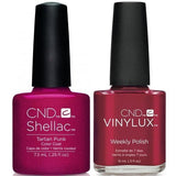 CND, CND Shellac & Vinylux Duo - Tartan Punk, Mk Beauty Club, Matching Gel + Polish