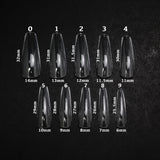 Apres Nail, Sculpted Coffin Long Refill Bags, Mk Beauty Club, active