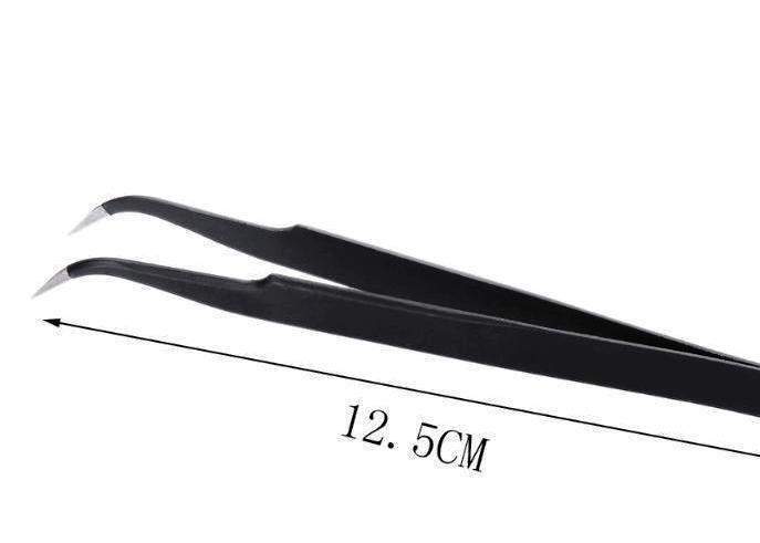 Vetus Tweezers, Vetus Tweezers - Eyelash Extension Tweezers - EDS 17, Mk Beauty Club, Tweezers