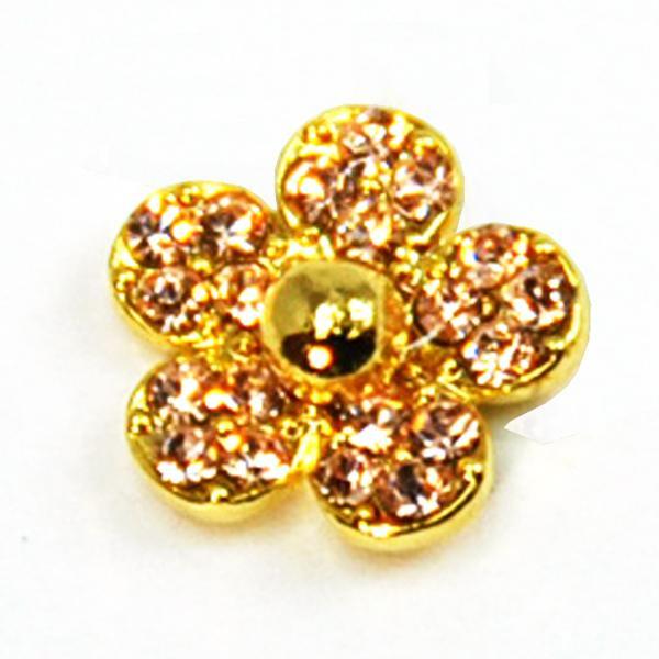 Fuschia, Fuschia Nail Art -  Daisy - Rosegold, Mk Beauty Club, Nail Art