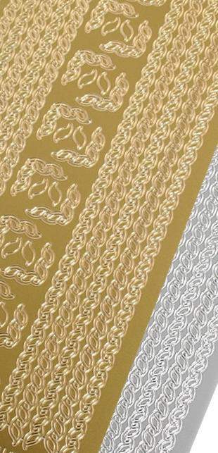 Rococo Nail Seal, Rococo Nail Seal  #1061 Gold, Mk Beauty Club, Nail Art Sticker