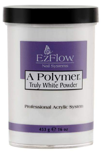 EZ Flow, EZ Flow A Polymer Truly White Powder - 16oz, Mk Beauty Club, Acrylic powder