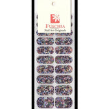 Fuschia, Fuschia Nail Wraps - Hologram Leopard & Flowers, Mk Beauty Club, Nail Wrap