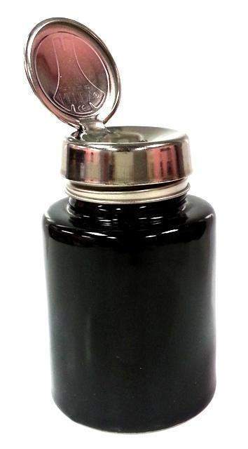 Supply, Menda One Touch Pump - Black 4 oz., Mk Beauty Club, Supply