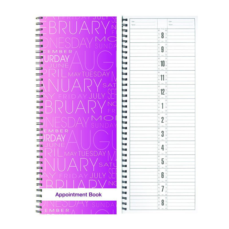 DL Professional, DL Pro - Appointment Book - 2 Column, Mk Beauty Club, Appointment Book