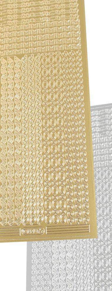 Rococo Nail Seal, Rococo Nail Seal  #840 Silver, Mk Beauty Club, Nail Art Sticker