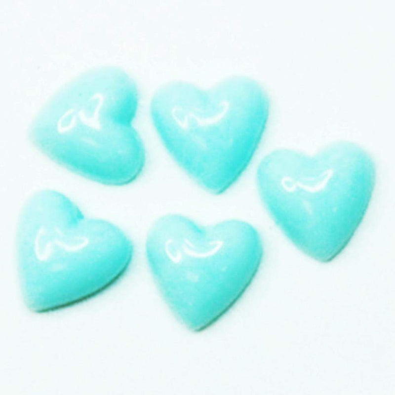 Fuschia, Fuschia Nail Art - Plastic Heart - Blue, Mk Beauty Club, Nail Art