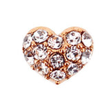 Fuschia, Fuschia Nail Art - Heart - peach, Mk Beauty Club, Nail Art