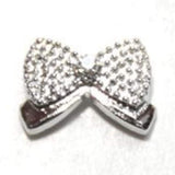 Fuschia, Fuschia Nail Art Charms - Axe Bow - Silver, Mk Beauty Club, Nail Art Charms