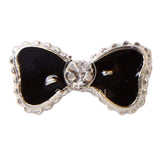 Fuschia, Fuschia Nail Art Charms - Cartoon Bow - Black, Mk Beauty Club, Nail Art Charms