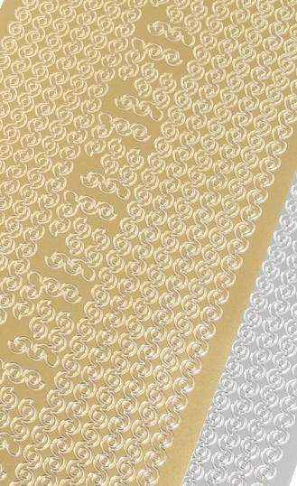 Rococo Nail Seal, Rococo Nail Seal  #1060 Gold, Mk Beauty Club, Nail Art Sticker