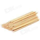 Nail Supply, Orange Woodsticks - 7" 100pc, Mk Beauty Club, Woodsticks